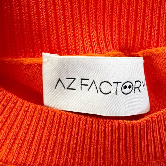 AZ FACTORY MyBody Stretch Knit Top Short Sleeve Athleisure Athletic Fitted Shirt - Picture 5 of 13